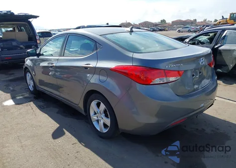 2013 Hyundai Elantra Gls z USA, uszkodzony, nr VIN 5NPDH4AE9DH295703